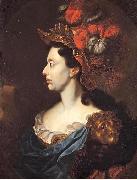 Anna Maria Luisa de' Medici in profile, Jan Frans van Douven